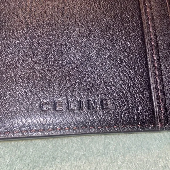 EUC Celine black wallet!12 card holders with bill compartment and coin pouch! Accessories
